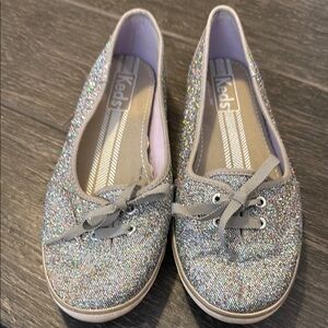 Keds Women’s Glitter Shoes - Silver
